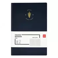 Записная книжка (клетка) Deli N116G  А5  210 х 143 мм  96 л. (Арт. - 116G-N-bl) Темно/синяя