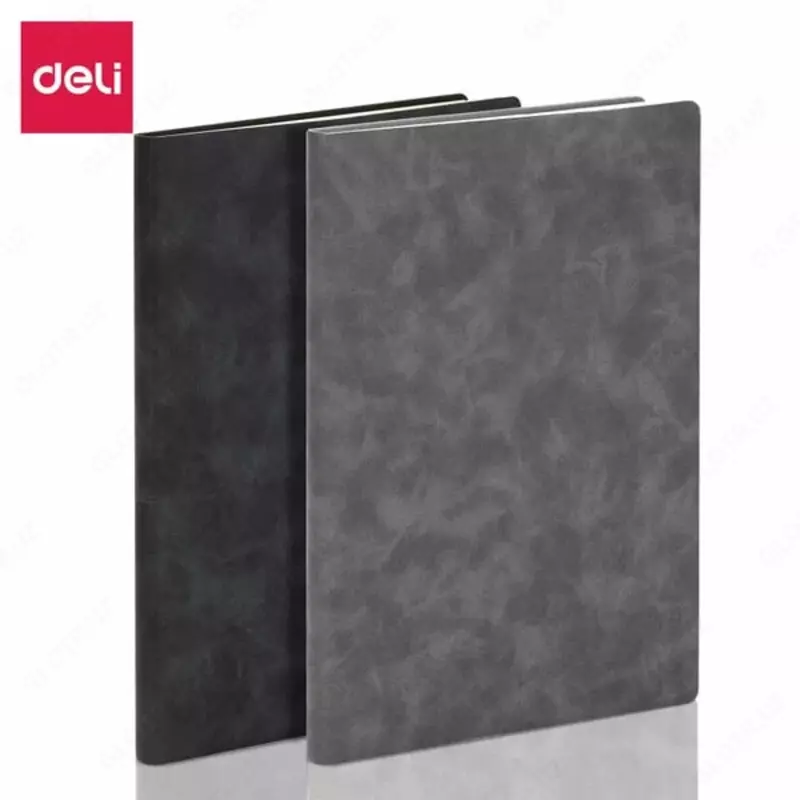   Daftar (qafas) Deli N114G  A5  210 x 143 mm  96 l. (Art. - 114G-N-gr) Toʻq/kulrang