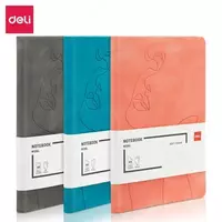   Записная книжка (клетка) Deli N126G  А5  210 х 143 мм  96 л. (Арт. - 126G-N-gr) Серая