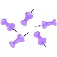  Kantselyariya quvvat pinlari Berlingo 10 mm  50 dona  oram. PVX (Art. - PN5030a) Binafsha rang - 