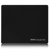 Sichqoncha paneli Deli 270 x 220 x 3 mm  kauchuk. (- 3691-modda) Qora