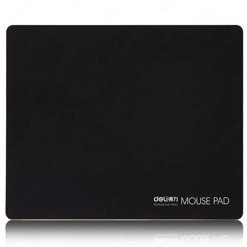 Sichqoncha paneli Deli 270 x 220 x 3 mm  kauchuk. (- 3691-modda) Qora