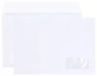 Pochta qogozli konvert  korish oynasi ALTA C5  162 x 229 mm  80 g/m2  yirtib tashlash lentasi (m. - 1406) Oq