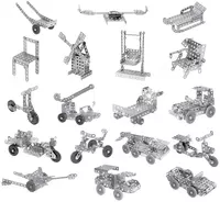   Металлический конструктор №2 Мульти-Пульти Для уроков труда. Супермастер  224 элем. (Арт. - КМ_18713)