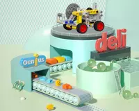   Deli plastik dizayner  81 element. (Art. -74383)