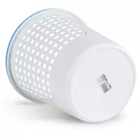   Пластиковая корзина для бумаг Deli (Арт. - 9554) Белая/голубая