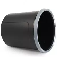  Пластиковая корзина для бумаг Deli (Арт. - 9555) Черная - 