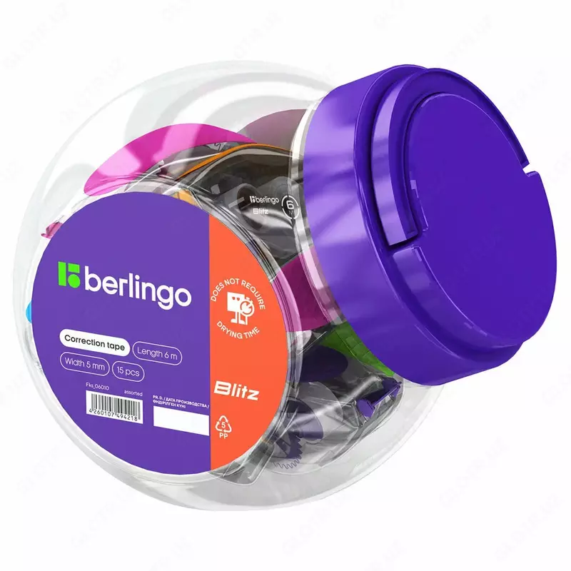  Berlingo Take Berlingo  5 mm x 6 m (sanat. - FKS_06010) Assortiment Chakana savdo