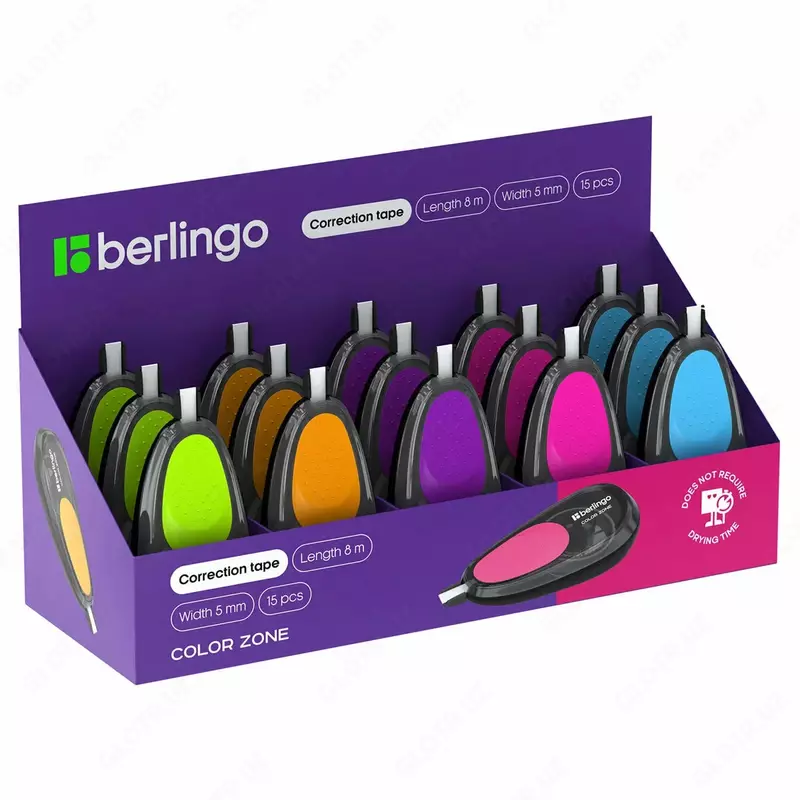   Berlingo tolasini tuzatish lenta rangi zonasi  5 mm x 8 m (sanat. - FKS_08220) Assortiment