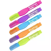 Корректирующая штрих-ручка Berlingo Fuze  8 мл.  металлич. наконечник (Арт. - KR500) Ассортимент