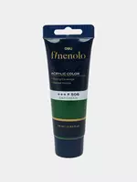 Художественная акриловая краска № 506 Deli Finenolo  75 мл  туба (Арт. - 75-SG-EC) Темно/Зеленая