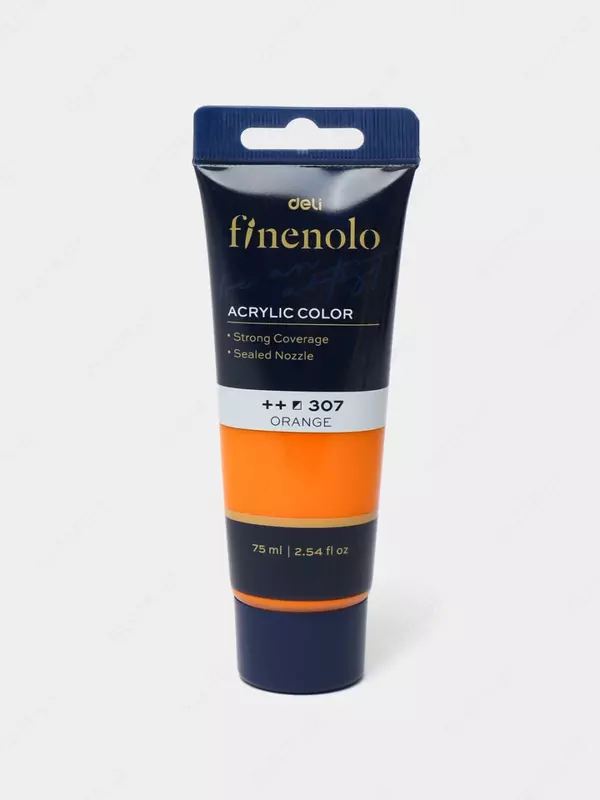 Badiiy akril boyoq № 307 Deli Finenolo  75 ml  kolba (Art. - 75-OR-EC) Apelsin