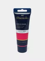 Художественная акриловая краска № 205 Deli Finenolo  75 мл  туба (Арт. - 75-PK-EC) Малиновый