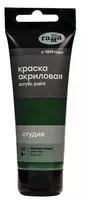 Художественная акриловая краска № 537 Гамма Студия  75 мл  туба  европодвес (Арт. - 280220537) Зеленая темная