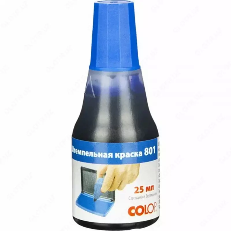 Краска штемпельная COLOP 801 (аналог 7011)  25 мл. (Арт. - 109749) Синяя
