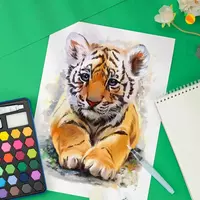   Художественный набор акварельных красок Deli аксессуары  36 цв.  металлич. пенал (Арт. - 73936-36)