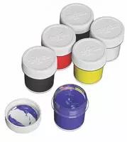  Декоративные акриловые краски Гамма Хобби  пл. баночка  20 мл  6 цв.  карт. уп. (Арт. - 3012196) - 