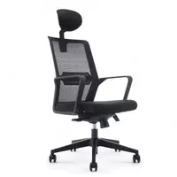  Ofis kreslosi Deli torli orqa  bosh suyagi  yuk ogirligi 120 kg (Art. - 4503) Qora - 