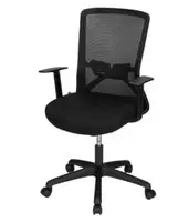 Ofis kreslosi Deli torli orqa  yuk 120 kg (Art. - 4509) Qora