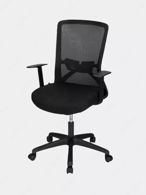  Ofis kreslosi Deli torli orqa  yuk 120 kg (Art. - 4509) Qora - 