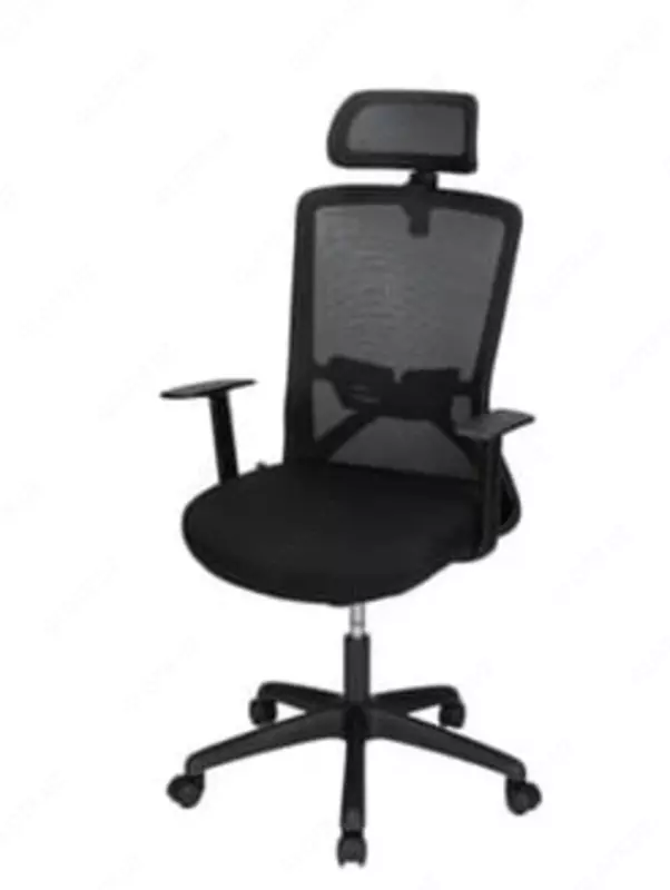  Ofis kreslosi Deli torli orqa  bosh suyagi  yuk ogirligi 120 kg (Art. - 4510) Qora - 