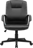  Ofis yumshoq kreslosi Deli eko-charmi  yuki 120 kg (Art. - 4514) Qora - 