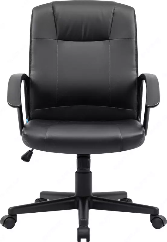  Ofis yumshoq kreslosi Deli eko-charmi  yuki 120 kg (Art. - 4514) Qora - 