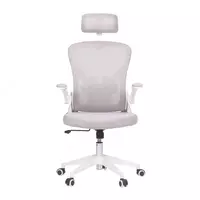 Ofis kreslosi Deli torli orqa  bosh suyagi  yuk ogirligi 120 kg (m. - 91025) Oq