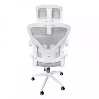   Ofis kreslosi Deli torli orqa  bosh suyagi  yuk ogirligi 120 kg (m. - 91025) Oq