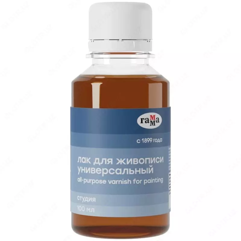 Universal badiiy akril lak Gamma Studio  100 ml  plastmassa. banka (- 909216-modda) Toq/jigarrang