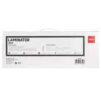  Пакетный ламинатор DELI формат А3  30 см/мин (Арт. - 3892) Белый Только в розницу