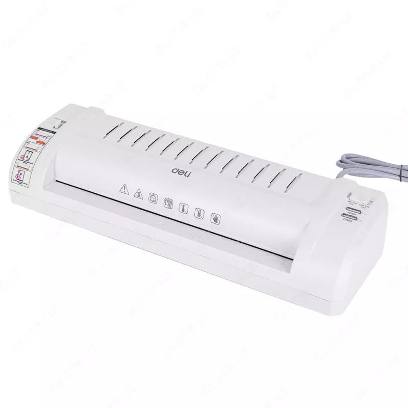 Пакетный ламинатор DELI формат А3  30 см/мин (Арт. - 3894) Белый