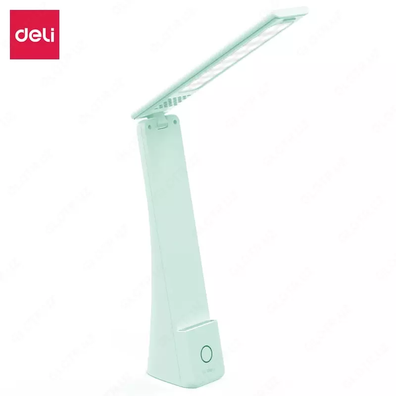 LED stol chiroqchasi DELI akkumulyatori 1200 m/As (Art. - 17855-gn) Ochiq/yashil