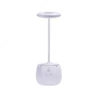  Настольная LED лампа DELI  сенсорный вкл.  органайзер  5W (Арт. - 4326) Белая - 
