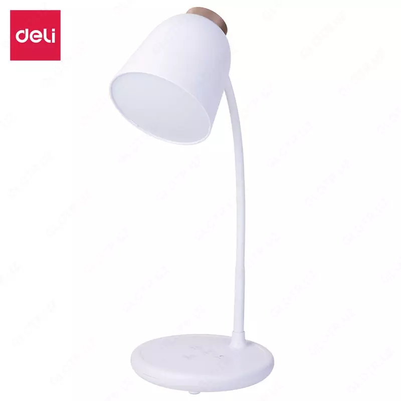 Настольная LED лампа DELI  снсорный вкл.  4W  410 х 165 мм (Арт. - 17850) Белая