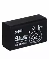 Корректирующий ластик Deli Little Singer  32 х 22 х 12.5 мм  инд. уп. (Арт. - 316-H) Черный