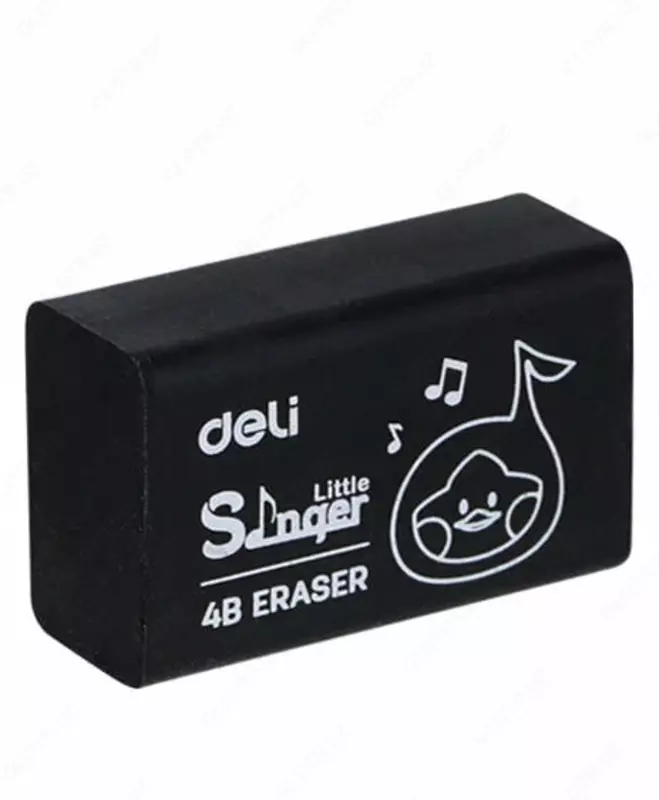 Корректирующий ластик Deli Little Singer  41 х 25 х 16 мм  инд. уп. (Арт. - 317-H) Черный