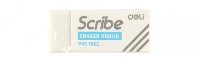  Корректирующий ластик Deli Scribe  42 х 17 х 10 мм  инд. уп. (Арт. - 00110-EH) Белый - 
