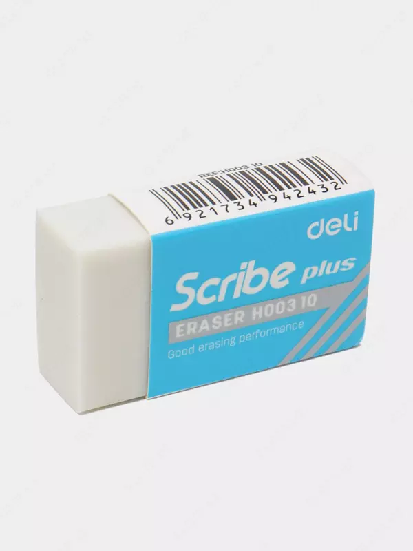 Корректирующий ластик Deli Scribe Plus  40 х 22 х 12 мм  инд. уп. (Арт. - 00310-EH) Белый