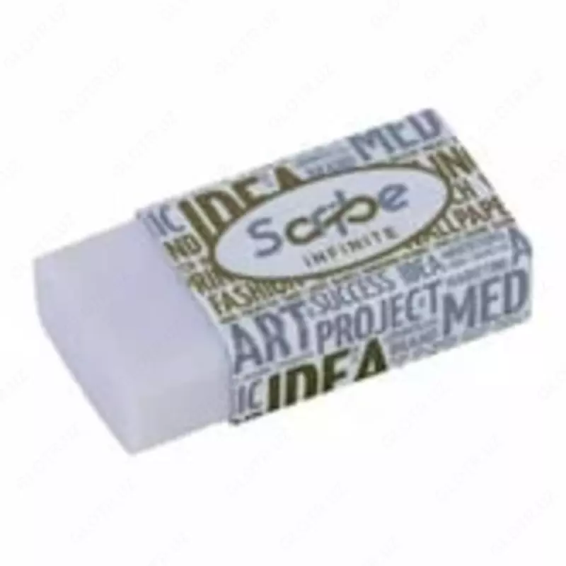 Корректирующий ластик Deli Scribe Infinite  40 х 20 х 10 мм  инд. уп. (Арт. - 00510-EH) Белый