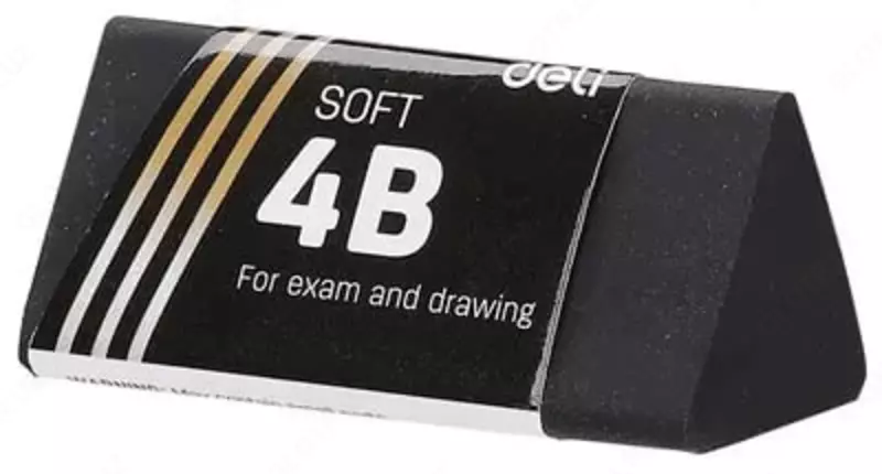 Корректирующий ластик Deli Scribe Infinite  40 х 19 х 19 мм  инд. уп. (Арт. - 01720-EH) Черный