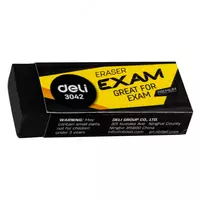 Корректирующий ластик Deli Exam  60 х 24 х 12 мм  инд. уп. (Арт. - 3042) Черный