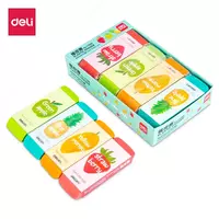  Корректирующий ластик Deli Fruit Color  108 х 39.5 х 12 мм  инд. уп. (Арт. - 71050) Цветное ассорти - 