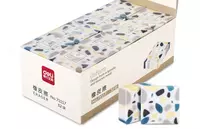 Корректирующий ластик Deli Oriform  36 х 36 х 12 мм  инд. уп. (Арт. - 71117) Цветное ассорти