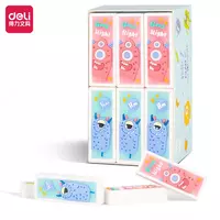 Корректирующий ластик Deli Монстрики  54 х 20 х 23.5 мм  инд. уп. (Арт. - 71134) Цветное ассорти