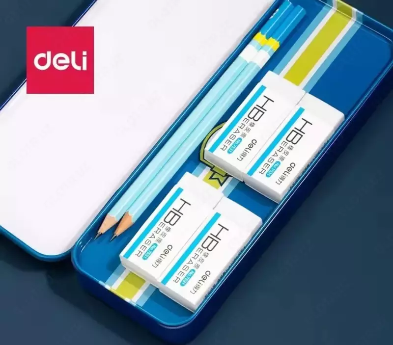  Корректирующий ластик Deli 47 х 20 х 12 мм  инд. уп. (Арт. - 7532) Белый - 