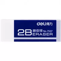 Корректирующий ластик Deli 2В  54 х 19 х 11 мм  инд. уп. (Арт. - 7537) Белый