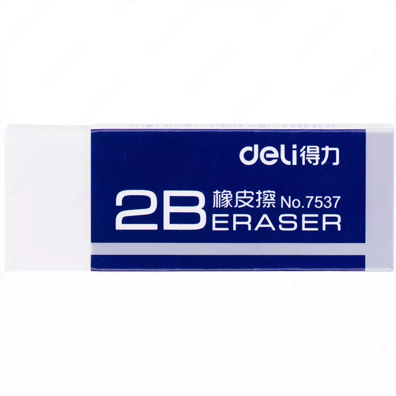 Корректирующий ластик Deli 2В  54 х 19 х 11 мм  инд. уп. (Арт. - 7537) Белый