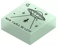  Tuzatuvchi lyuminestsent ochirgich Berlingo Aliens  28 x 28 x 12 mm  karta. paket (Art. - BLc_00610) Yashil - 