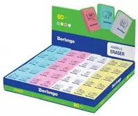  Корректирующий ластик Berlingo Animals  28 х 18 х 10 мм  карт. уп. (Арт. - Blc_00150) Цветное ассорти - 